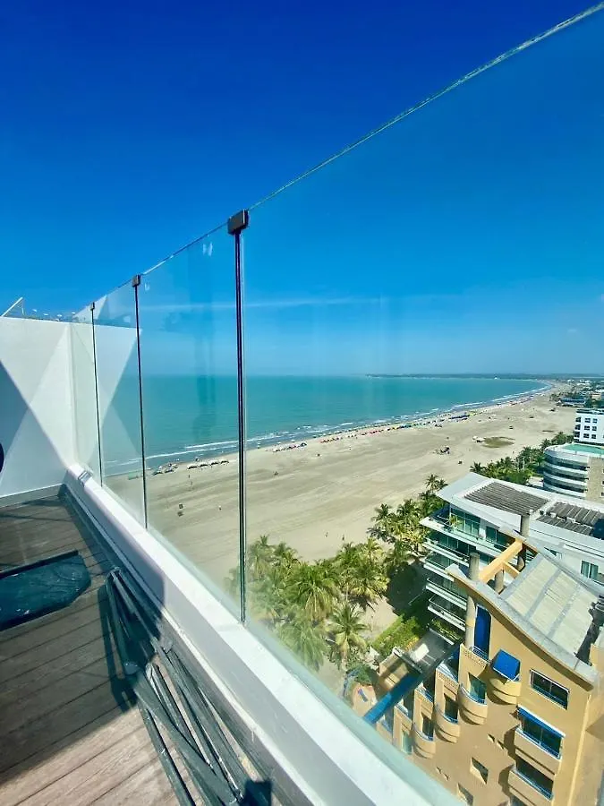 Apartment 12 Personas En Morros Apto Familiar Frente Al Mar Cartagena 4 Hab Playa Piscina