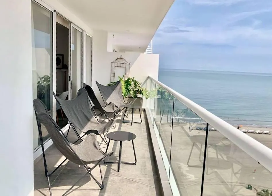 12 Personas En Morros Apto Familiar Frente Al Mar Cartagena 4 Hab Playa Piscina 0*,  Colombia