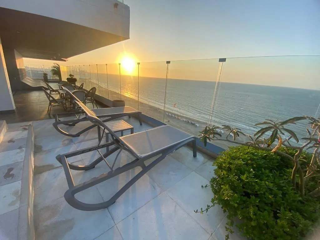 12 Personas En Morros Apto Familiar Frente Al Mar Cartagena 4 Hab Playa Piscina Apartment